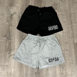 2 pairs of mama shorts